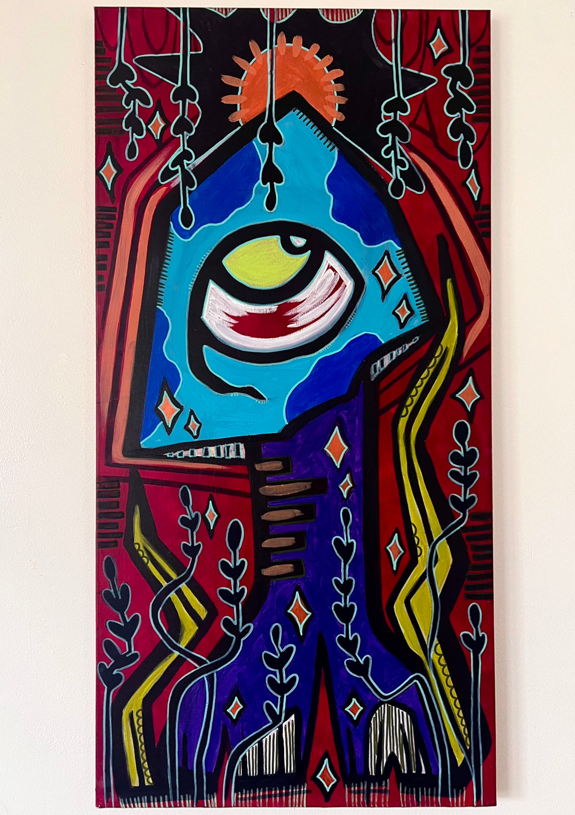 Mushroom Psychedelic Painting