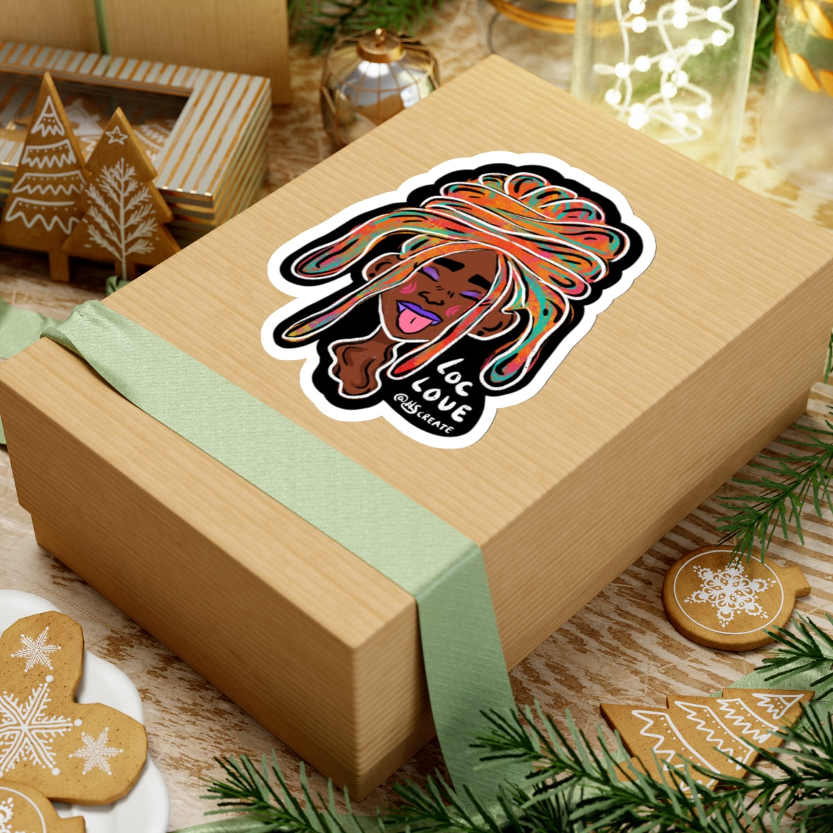 Loc Love Sticker