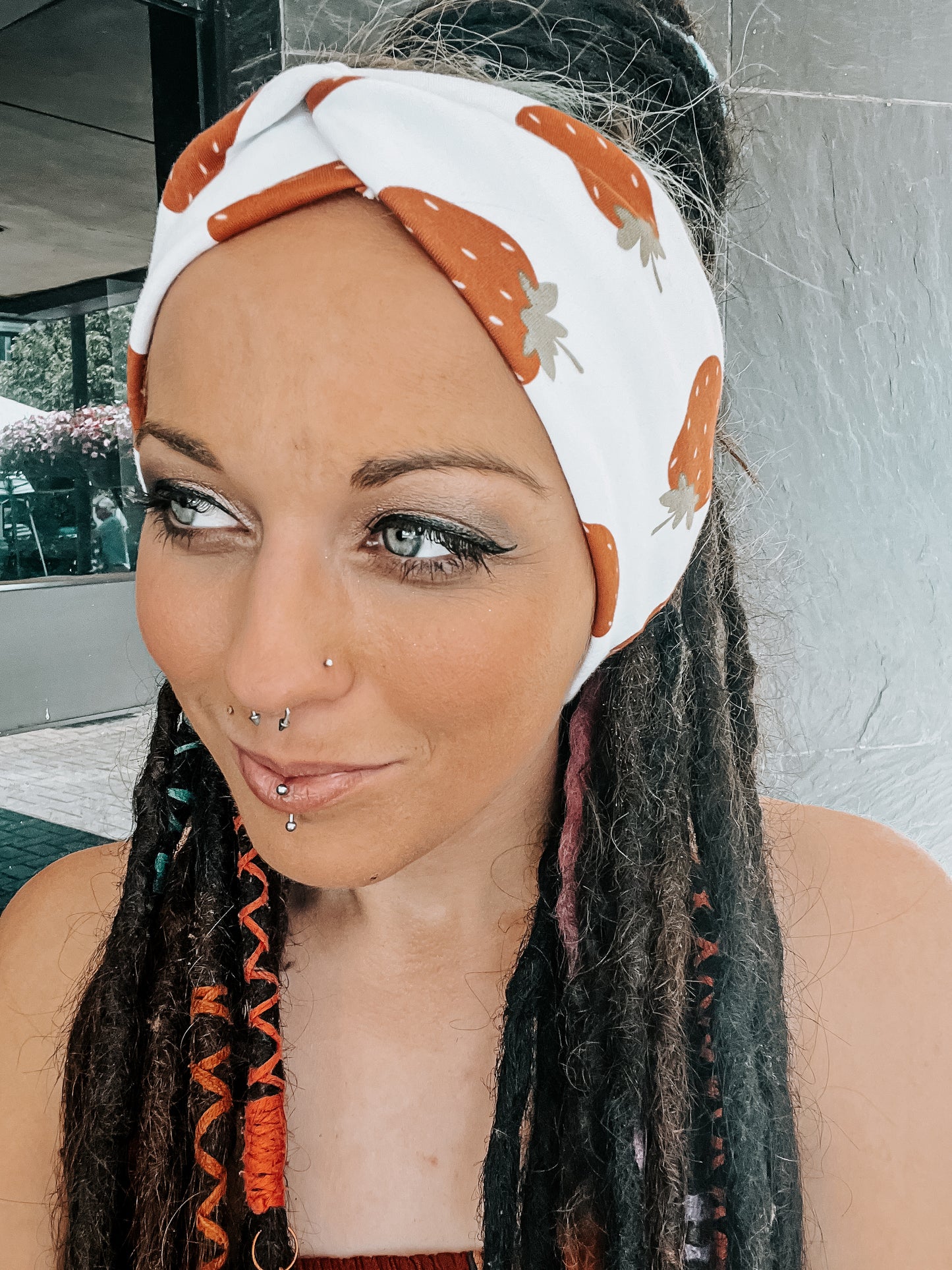 Twisted knot Strawberry Headband