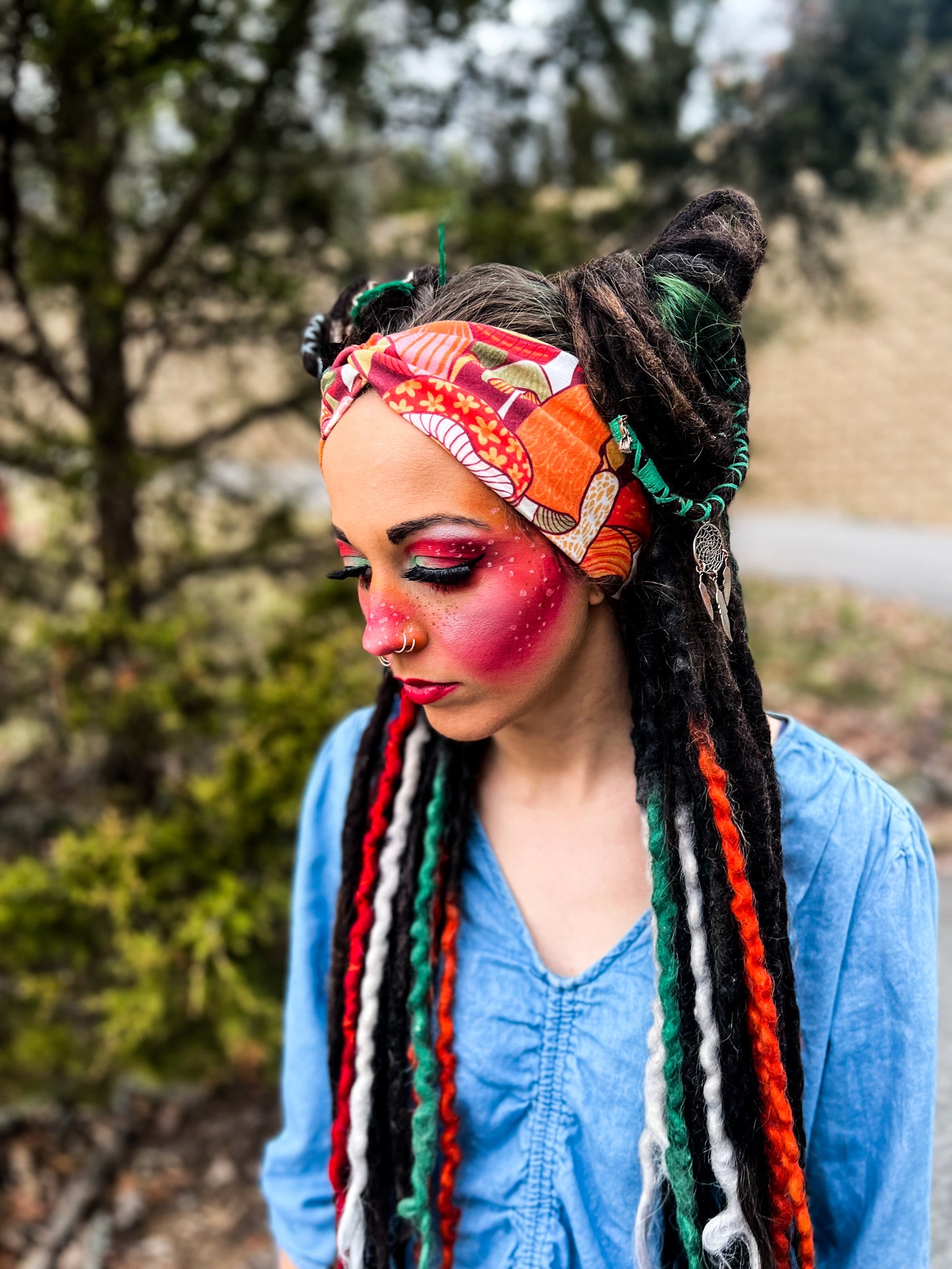 Twisted knot Mushroom Headband