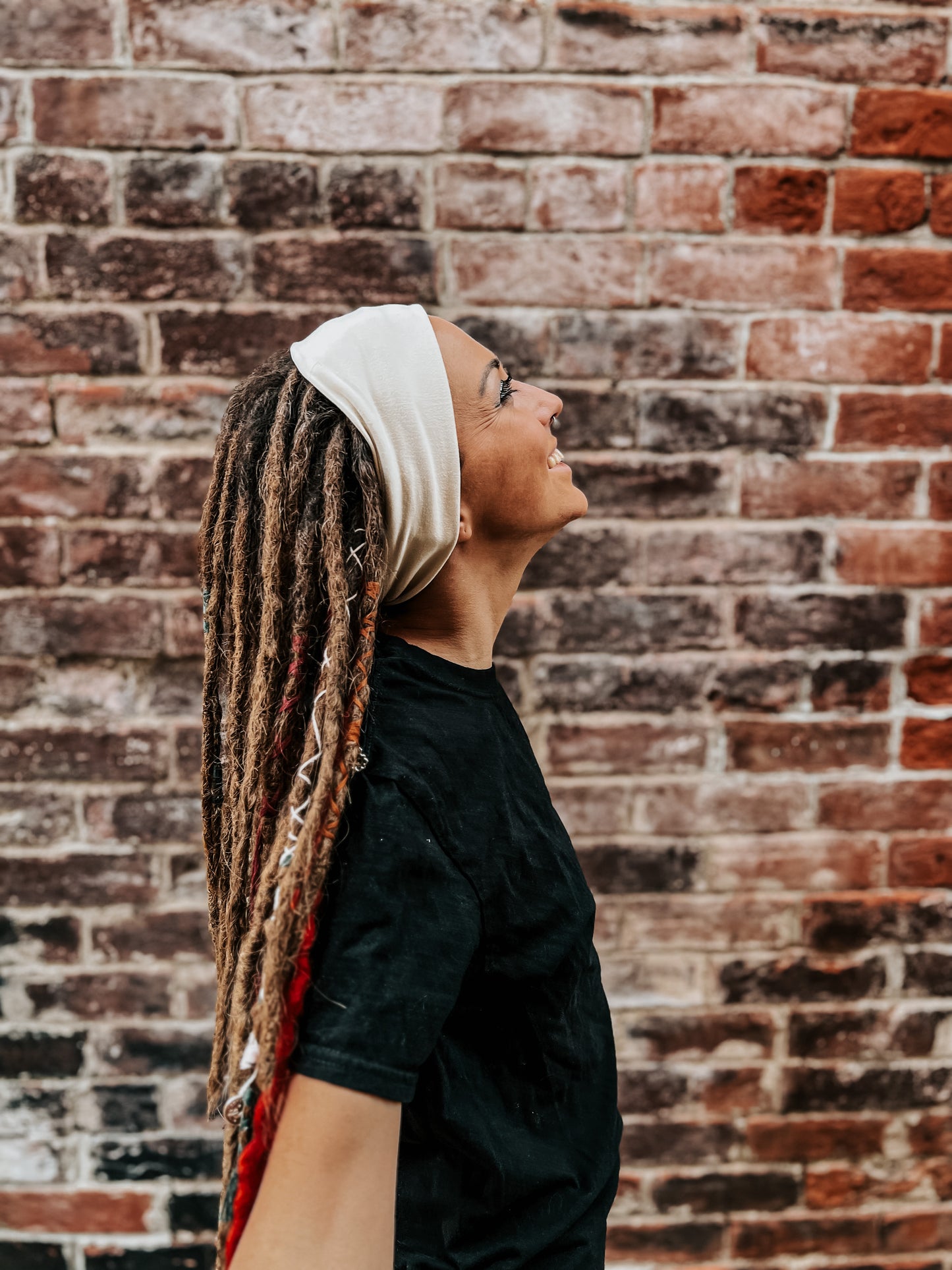 Cream white headbands