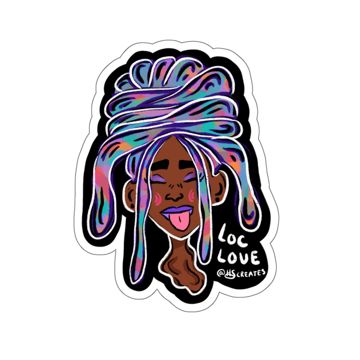 Loc Love Stickers